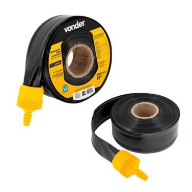 Imagem de Kit 2 Mangueira Irrigação Microperfurada 15 Metros + Conexão 1/2 - Von