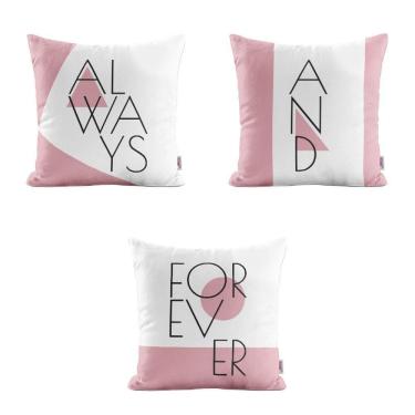 Imagem de Almofadas Chiques Rosa Always Para Sofá 40X40 - Novadecora
