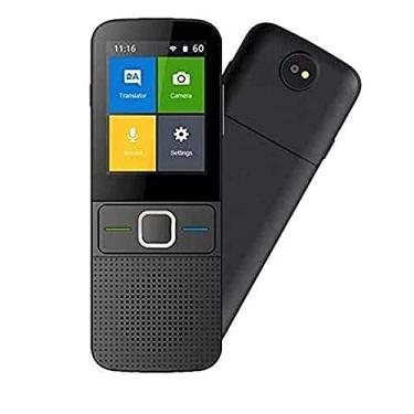 Imagem de TLTDSMY Dispositivo portátil de tradutor de idiomas, mini tradutor de voz WiFi inteligente em 137 idiomas com tela sensível ao toque de 2,4 polegadas, voz/texto/gravação, é tão gentil com você