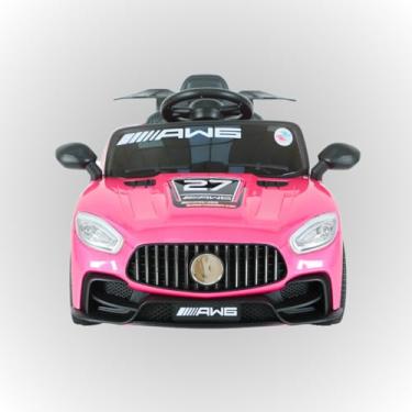 Imagem de Carrinho Elétrico Infantil 6V Sportive Rosa Idade 3+, com Luzes, Sons e Músicas, Controle Remoto, Suporta até 30kgs – Diversão e Aventura Sobre Rodas!