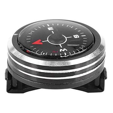 Imagem de Bússola de Pulso Leve, Material de Liga de Alumínio de Bússola Resistente Ao Desgaste, Desempenho de Guia Sensível, Orifício para Alça para Camping, Caminhada, Ciclismo, Caça