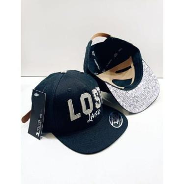 Imagem de Boné Aba Reta Lost Land. Boné Aba Reta Lost Fitão. - NoBrand, Preto, M