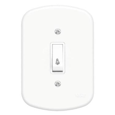Imagem de Pulsador Campainha 10A 250 Volts Blanc - 0601 - FAME