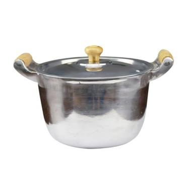 Imagem de Caldeirão Alumínio Fundido Polido Alça e Pomel de Madeira 26cm 6,0L