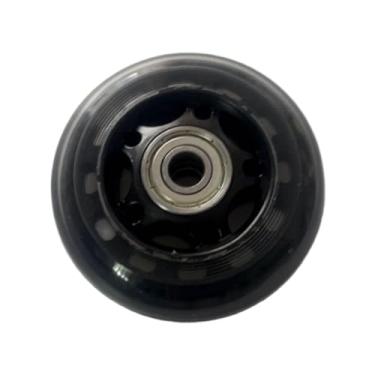 Imagem de rockible Acessórios para equipamentos de fitness da roda da máquina de remo de remo de remoção profissional, Preto