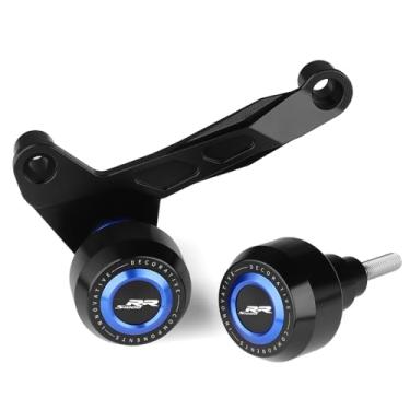 Imagem de Goxmoto Proteção contra quedas de quadro de motocicleta CNC compatível com B.M.W S1000RR 2023 2024 2025 almofada protetora de colisão protetores de carenagem do motor S 1000 RR S1KRR S1000 RR S 1000RR