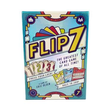 Imagem de Jogo De Cartas Explosivo Para Família E Amigos FLIP 7 Desafios Estraté