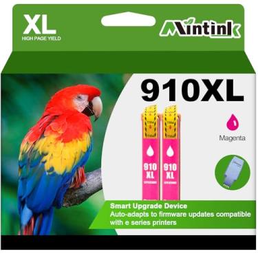 Imagem de Mintink Cartuchos de tinta magenta 910XL de substituição para HP 910XL 910 XL Pacote combo para impressora HP OfficeJet Pro 8010 8015 8018 8020 8022 8025 8028 8035 8030 (910 Magenta 2 unidades)