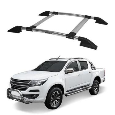 Imagem de Rack Teto Bagageiro S10 2013 2014 2015 2016 Prata Colado - CCF