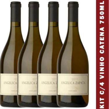 Imagem de Vinho Angelica Zapata Chardonnay 750ml  Kit C/4