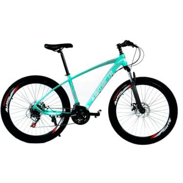 Imagem de Bicicleta Aro 26 Alumínio Bike 21 Vel Freio a Disco Raiada WCT FITNESS