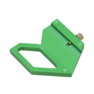 Imagem de Gralara Régua de posicionamento para marcenaria, aço para medição em projetos de carpintura