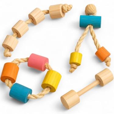 Imagem de Kit 4 Brinquedos Hamster Camundongo Coelho Porquinho India