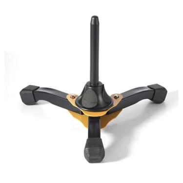 Imagem de Suporte de tripé dobrável portátil para clarinete flauta oboe wind instrument não deslize suporte leve stand stand clowinet acessórios de músicos profissionais estudantes de (Metal 2)