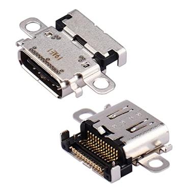 Imagem de IKPEK 2 peças USB C Tipo-C SYNC e porta de carregamento de substituição para Nintendo Switch Lite Charge Socket Port HDH-001