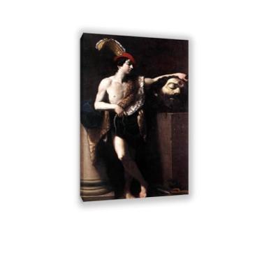 Imagem de Impressões em tela de pinturas famosas, Madonna e criança, impressões de arte giclée em tela de artistas famosos para decoração de sala de estar 95 x 60 cm (37 x 24 polegadas) Moldura interna