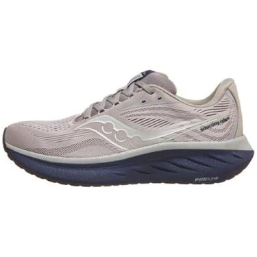 Imagem de Saucony Tênis de corrida masculino Ride 18, Pomba/azul-marinho, 11.5 Wide