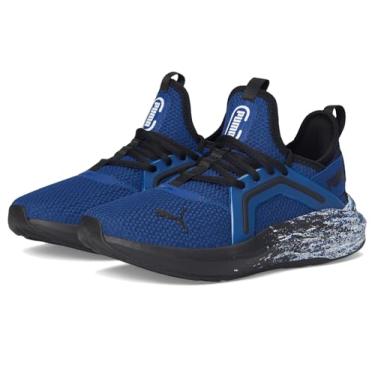 Imagem de PUMA Tênis infantil unissex Softride Enzo (criança grande), Azul brilhante/preto, 20