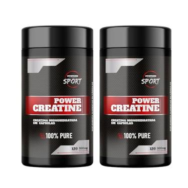 Imagem de KIT2 Power Creatine Fitoprime Creatina Monohidratada 100% Pura 120 Cápsulas Fitoprime