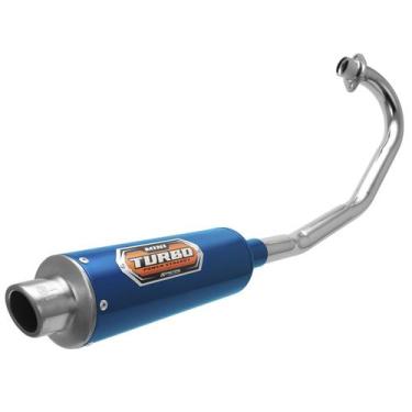 Imagem de Escapamento Pro Tork Mini Turbo Motos Honda Titan Fan 150 2009 Fan 125