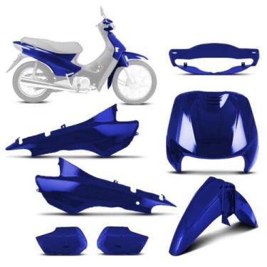 Imagem de Kit Carenagem 5 Peças Pro Tork Moto Honda Biz 100 1998 a 2005 Substitu