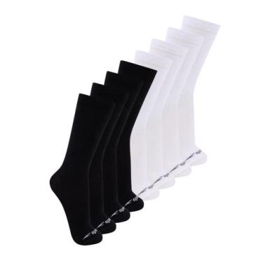 Imagem de Kit com 8 Pares de Meias Esportiva Cano Longo Speedo 8026 Colorido, Br