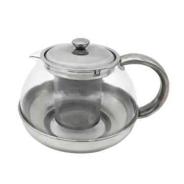 Imagem de Bule Para Chá Com Infusor Vidro/Inox 800ML - Gici Casa