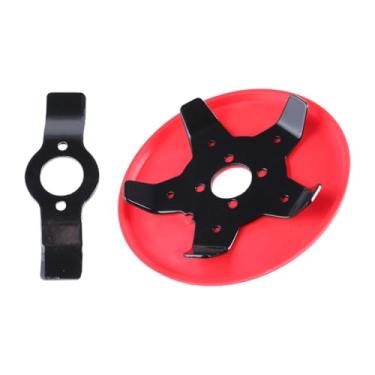 Imagem de Ioensy Disco de capina com cabeças intercambiáveis, acessórios multifuncionais para cortador de grama, placa de substituição para cortador de escova