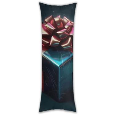 Imagem de Capa de travesseiro corporal ultra macia respirável longa fronha 137 x 50 cm fronha decorativa com zíper oculto fronhas para sofá de quarto