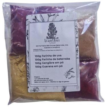 Imagem de Kit Pre Treino 400 Gramas (Beterraba, Uva, Guarana e Gengibre) - Acant