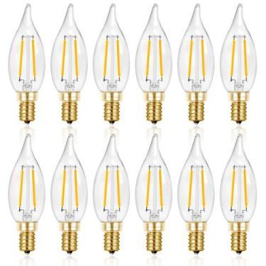 Imagem de Lâmpada LED Hizashi Candelabra 25W E12 regulável 2700K 200lm 12pk