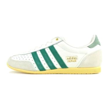Imagem de adidas Tênis feminino japonês com cadarço casual - bege, Branco fora/verde universitário/cor laranja, 37