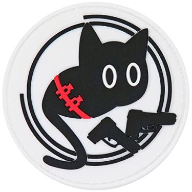 Imagem de Emblema de esquadrão CQB tático anime kawaii PVC patch gancho e laço