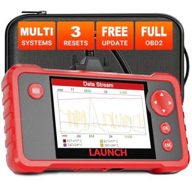 Imagem de LAUNCH CRP123 V2.0 Elite OBD2 Scanner, 2025 Novo Motor/ABS/SRS/Transmissão Carro Ferramenta de Diagnóstico com Reset de Óleo/Adaptação do acelerador/SAS Relearn, Verifique o leitor de código do