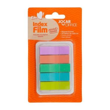 Imagem de Marcador de Páginas Adesivo Index Film Pastel Trend - Jocar Office