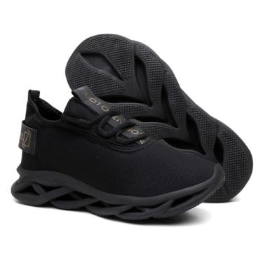 Imagem de Tênis Esportivo Masculino Academia e Caminhada Envio Já (Preto, BR, Adulto, Numérico, 37)