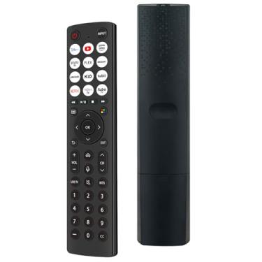 Imagem de Beyution Controle remoto de substituição ERF2B36H adequado para Smart TV HISENSE EN2D36H 32A45GV 32A35HUV 40A45GV 40A35HUV 43A45GV 43A35HUV 43A6GV 50A6GV 55A6GV 65A6GV, [SEM Voz Comando]
