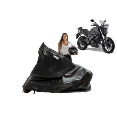 Imagem de Capa Protetora Moto Sol Chuva Bajaj Dominar 400 - Kahawai, Preto