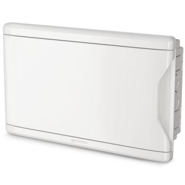 Imagem de Quadro distribuição embutir 12d/9n branco sem barramento krona