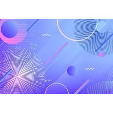 Imagem de Quadro Decorativo com Estampa Abstract Halftone 40 x 40 Papel 3 unidades