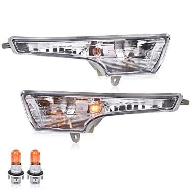 Imagem de G-PLUS Luzes de seta com lâmpadas do lado do motorista e do passageiro compatíveis com Nissan Altima Base 2013-2017/Serve para Nissan Altima S 2013-2018/Serve para Nissan Altima SR 2016-2018 NI2531118