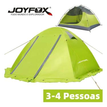 Imagem de 2X Barraca Camping 3/4 Pessoas Joyfox 3500Mm Impermeavel Pro