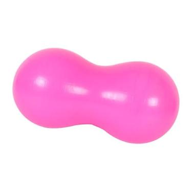 Imagem de Baoblaze Cadeira de bola de ioga de amendoim, assento flexível, academia em casa, coordenação, treinamento de núcleo, brinquedo sensorial, engrossado com bomba, Rosa