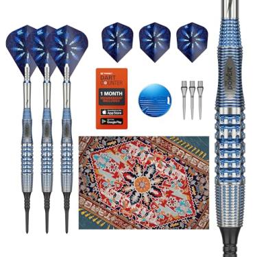 Imagem de Target Darts Conjunto de dardos Phil Taylor Soft Tip Gx2, 18G | Dardos 95% tungstênio, Pro Ultra No.6/Vapor S Flights & Power Titanium Shafts, Pixel Tips | Edição do jogador Power Generation Conjuntos