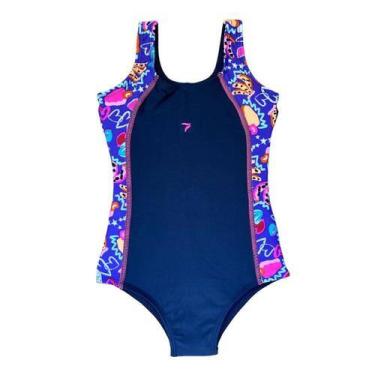 Imagem de Maiô Esportivo Nadador Infantil De Natação C/ Forro SMI05 - SETE TRI, 