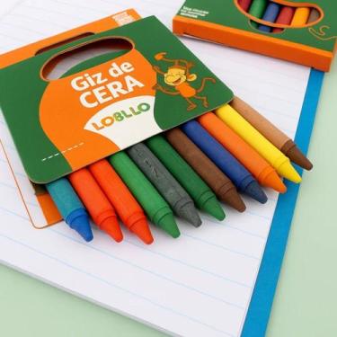 Imagem de 24 pacotes Giz de cera Pequeno 12 Cores Leo Leo - leonora