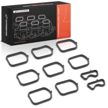 Imagem de A-Premium Conjunto de juntas do coletor de admissão do motor inferior compatível com Dodge, Jeep, Chrysler Cars - Ram 1500 2500 3500 03-08, Durango, Charger, Grand Cherokee 05-08, Commander, Aspen