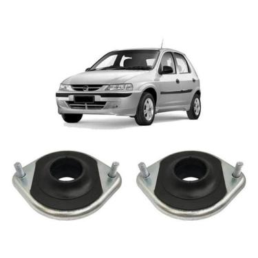Imagem de Par Coxim Batente Dianteiro Chevrolet Celta 2004 2005 2006