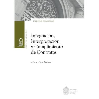 Imagem de Integración, interpretación y cumplimiento de contratos - Espanhol