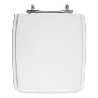 Imagem de Assento Poliéster Laminado Vila Rica Branco Tampa Vaso Icasa